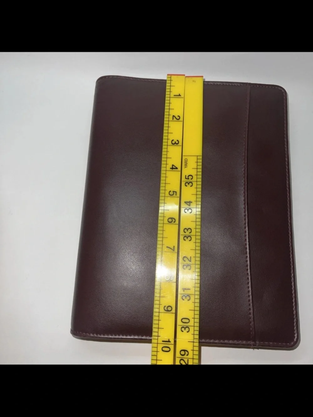 Lot Of 2 Dayrunner Burgundy/Brown Planners 8x10”Zip Around With Some Inserts